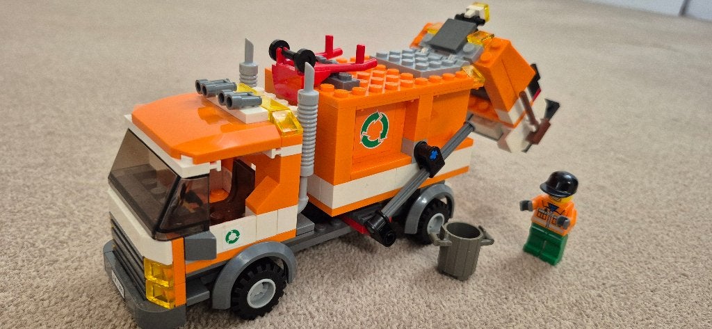 LEGO City 7991 - Vuilniswagen, Ophalen of Verzenden, Zo goed als nieuw, Lego
