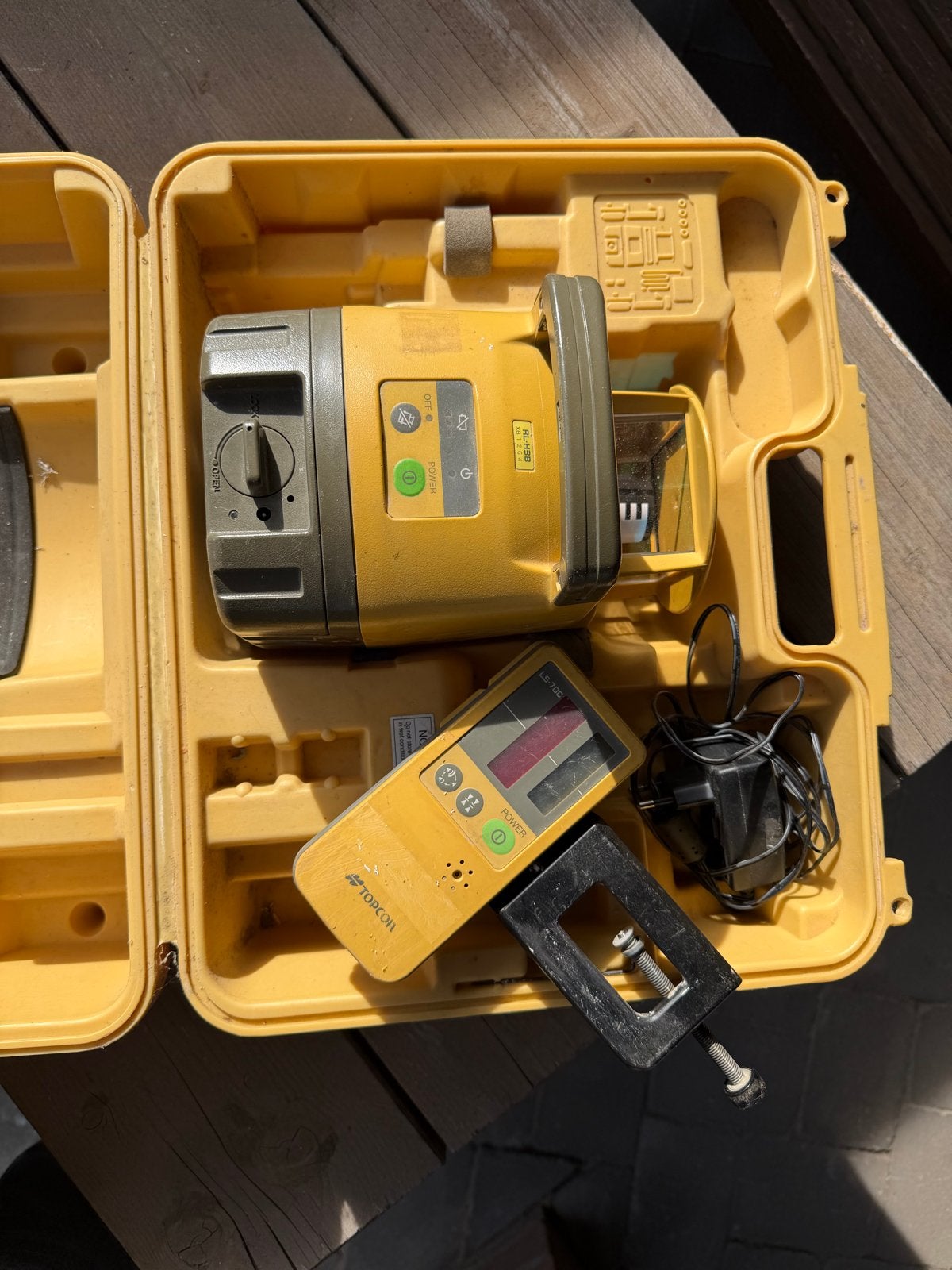 Topcon RL-H3B Roterende Laser Waterpas met Statief, Doe-het-zelf en Verbouw, Ophalen, Gebruikt, Overige meters
