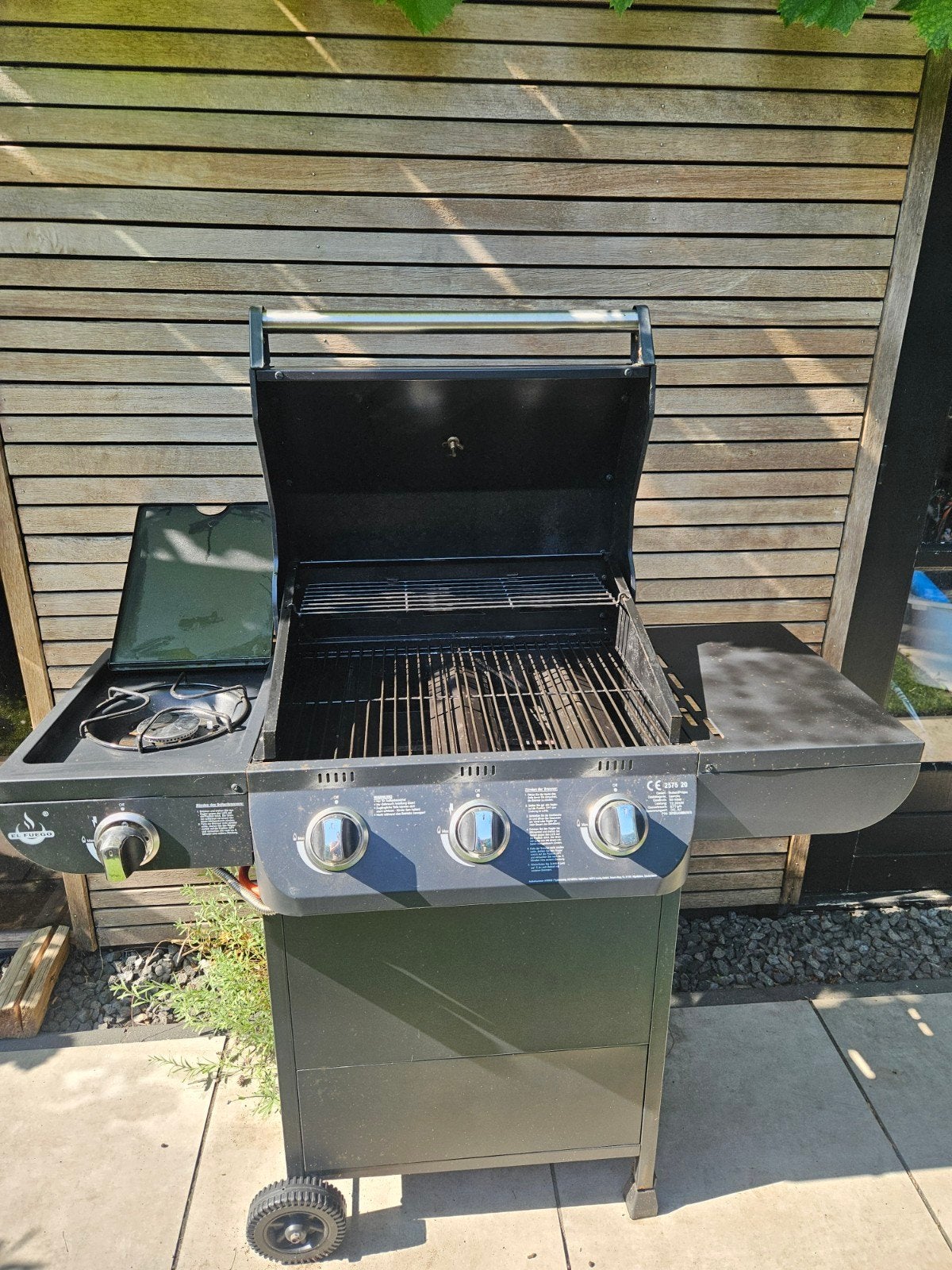 Gasbarbecue met zijbrander El Fuego Colombus 4.1, Ophalen, Gebruikt, Onbekend
