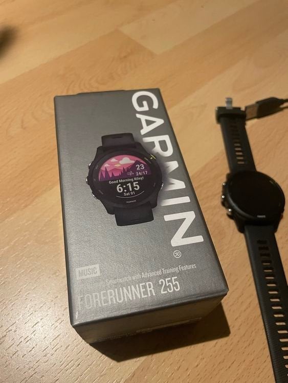 Garmin Forerunner 255, Ophalen of Verzenden, Zo goed als nieuw, Zwart, Android
