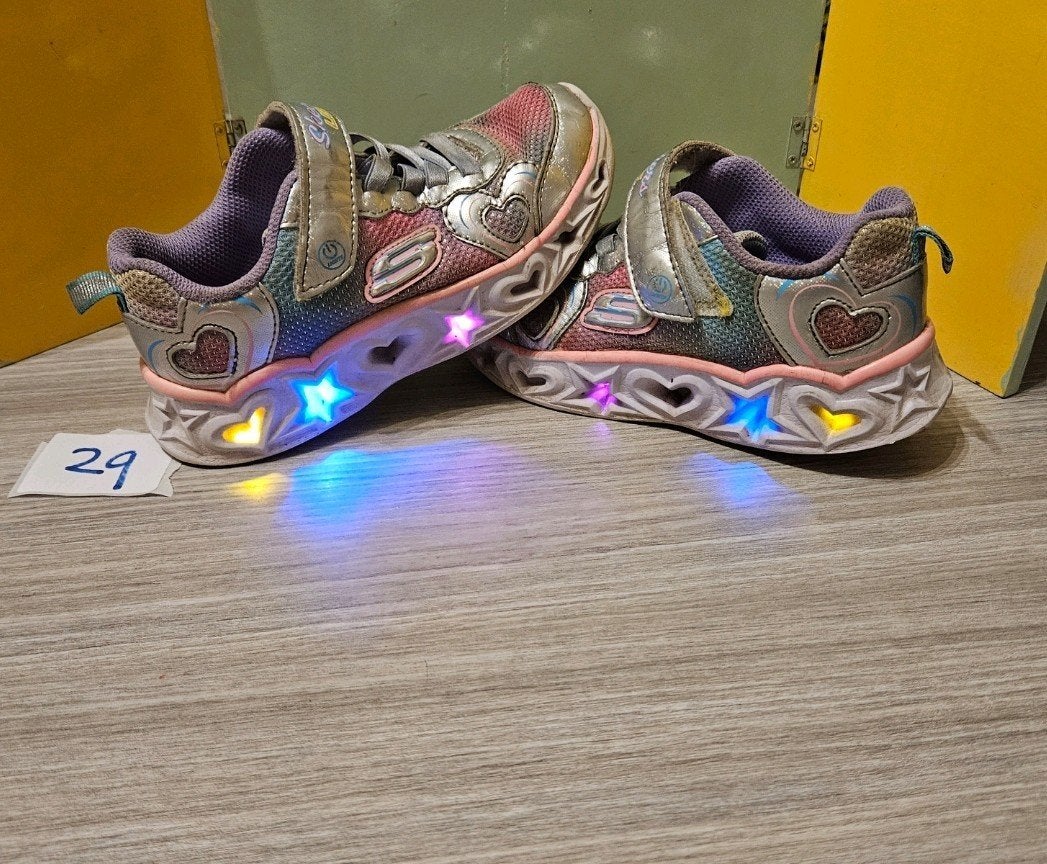 Skechers Lights Meisjes Schoenen Maat 29, Gebruikt, Meisje, Schoenen, Skechers
