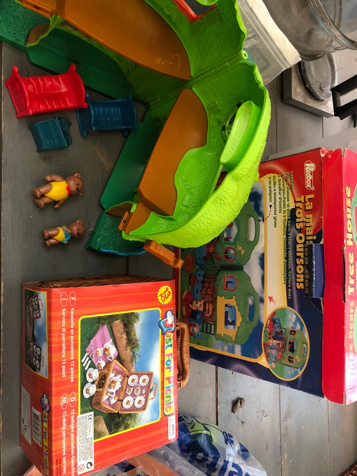 Three baers tree house en picknick set, Ophalen of Verzenden, Zo goed als nieuw
