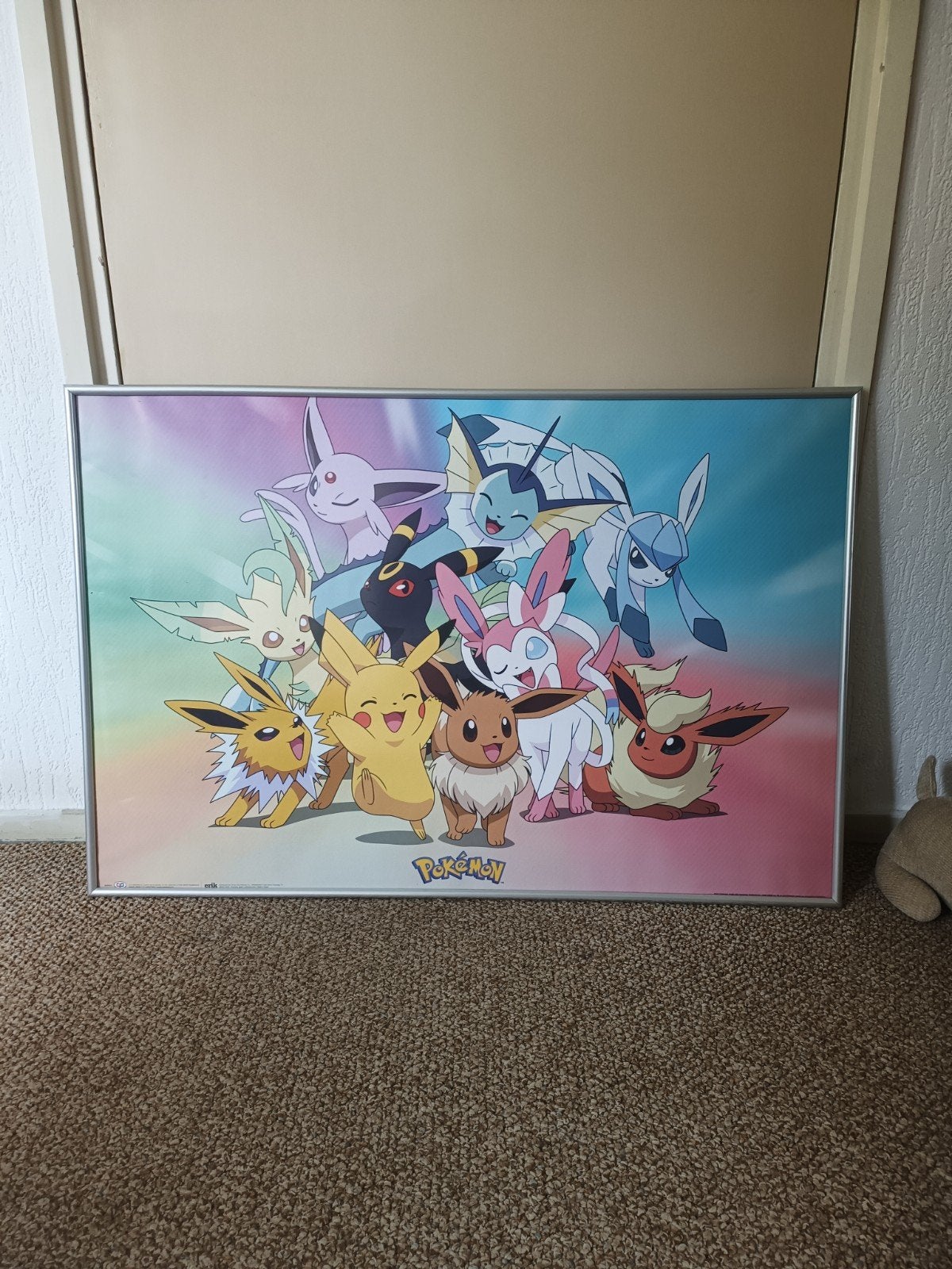 Pokemon eeveelutions schilderij, Ophalen