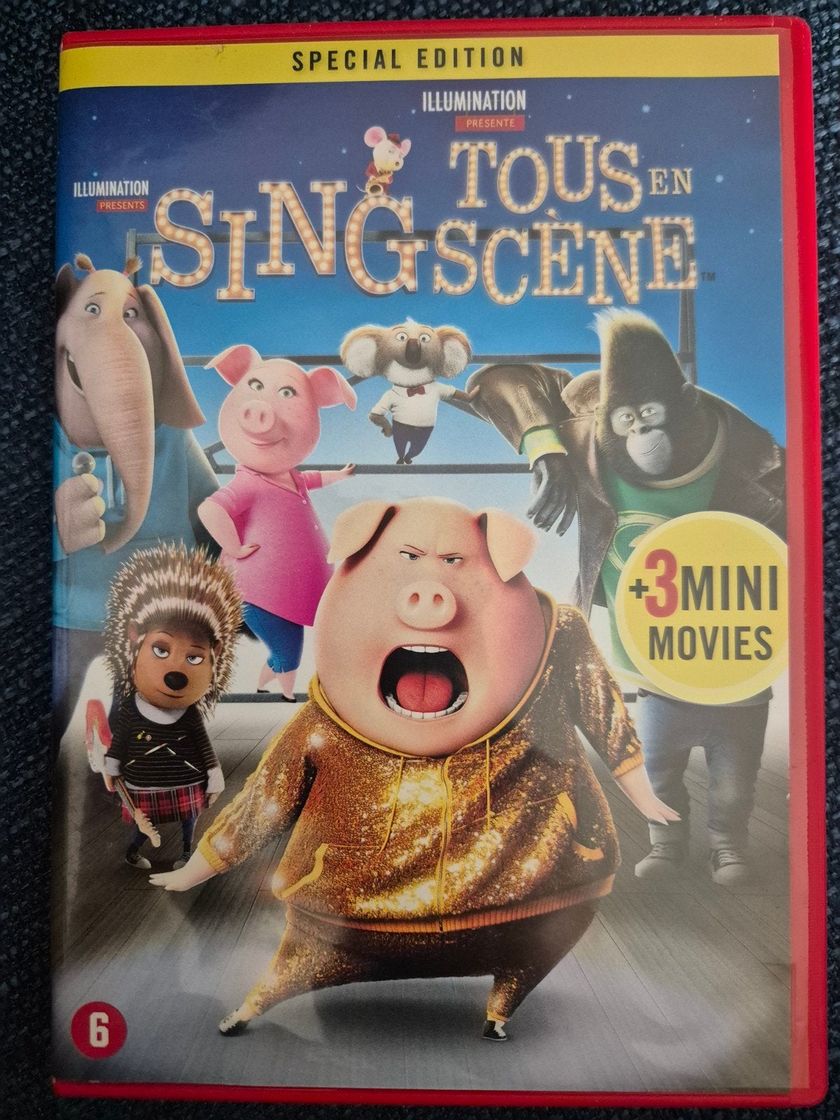 Sing - Special Edition (DVD) met 3 mini-films, Europees, Animatie, Nederlands, Ophalen of Verzenden