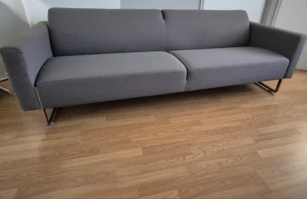 Artifort Mare Design Bank 3 zits in grijze orginele artifort, Ophalen, Zo goed als nieuw, Leer, Design modern