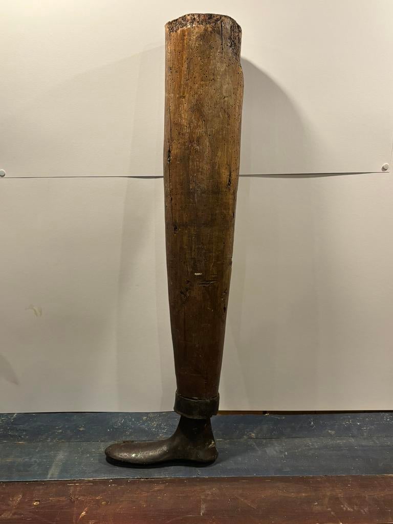 Antiek houten been., Ophalen of Verzenden
