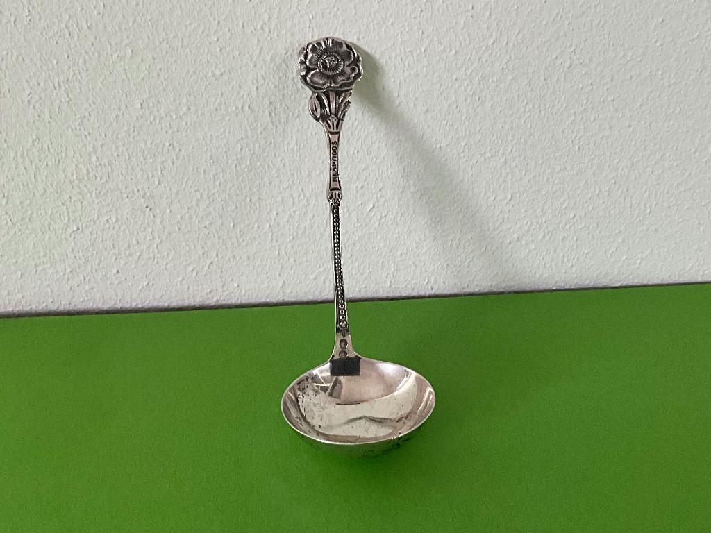 Antieke zilveren Roomlepel, Ophalen of Verzenden