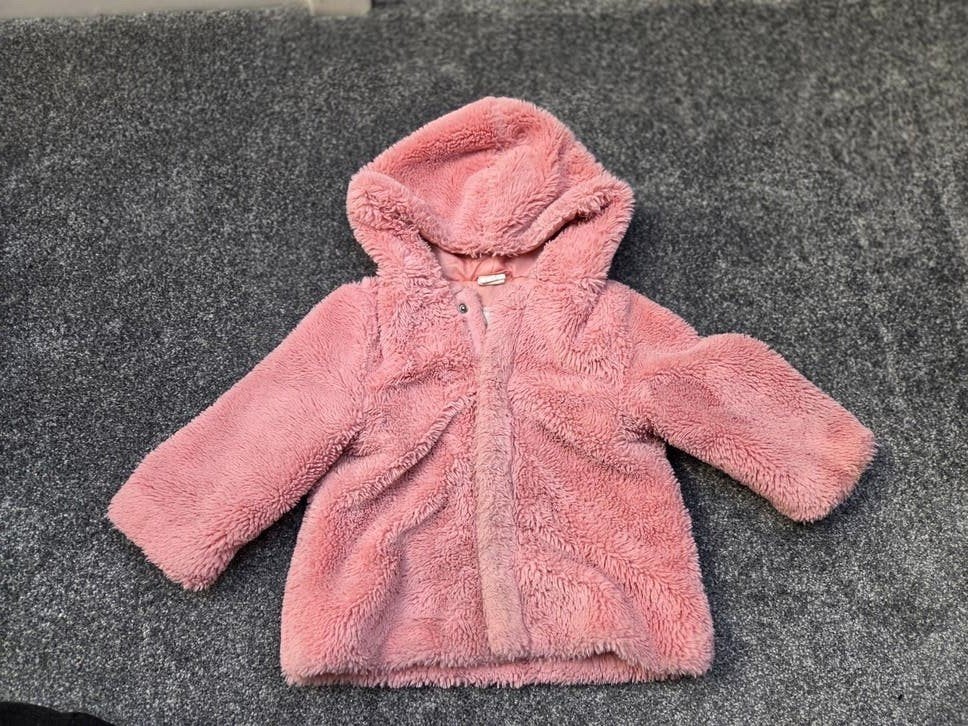 Roze HEMA meisjes teddy jasje maat 86, Gebruikt, Meisje, Ophalen of Verzenden, HEMA