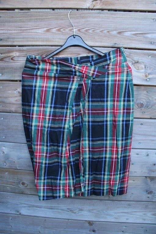 Rok groen/ rood/ blauw ruit Far Hills mt 38 ( Purdey) Vaste, Maat 38/40 (M), Blauw, Far Hills, Ophalen of Verzenden