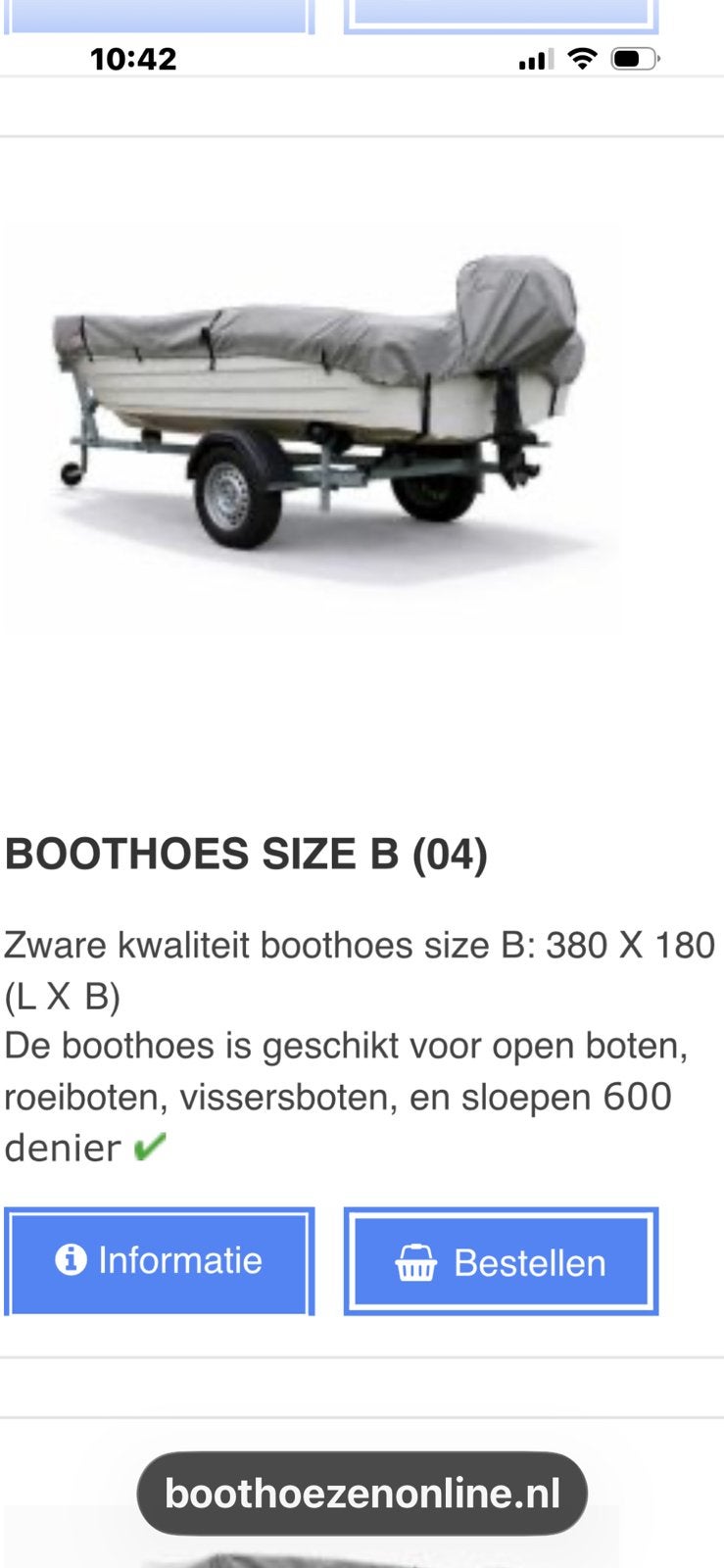 Boothoes, Ophalen of Verzenden, Zo goed als nieuw, Auto