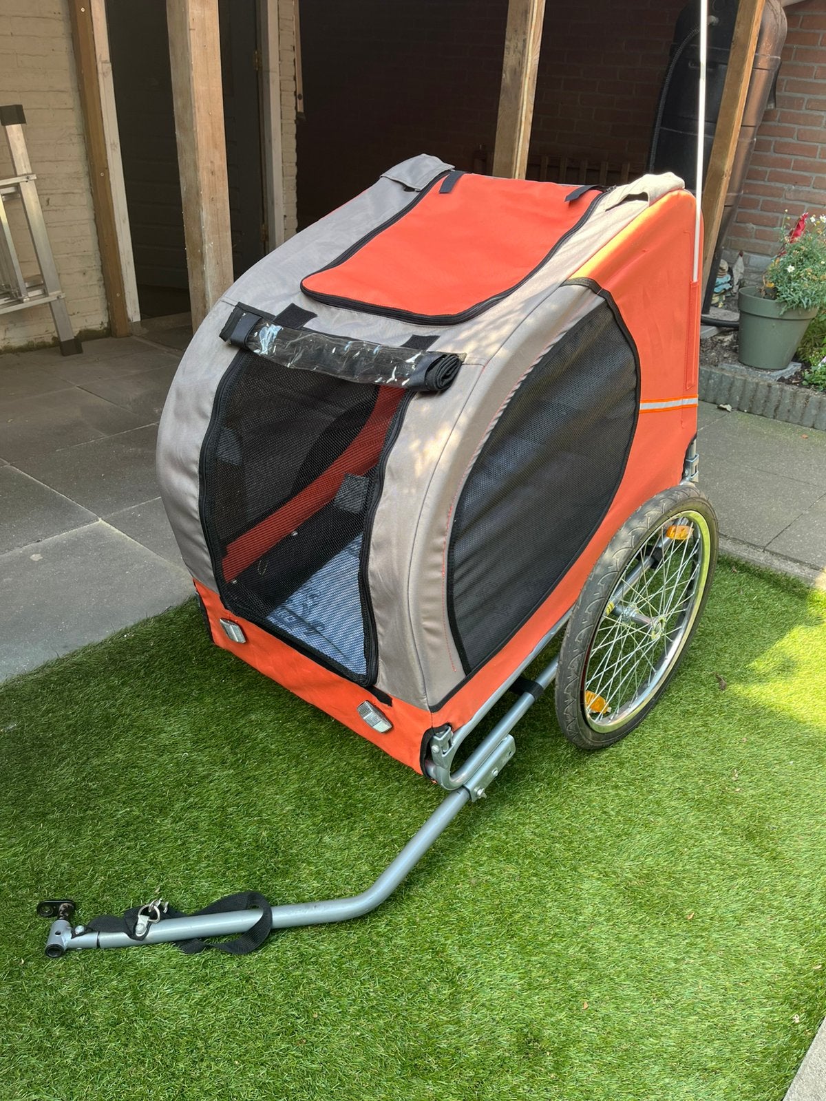 Hondenkar, Fietsen en Brommers, Ophalen, Opvouwbaar, 20 tot 40 kg, Zo goed als nieuw