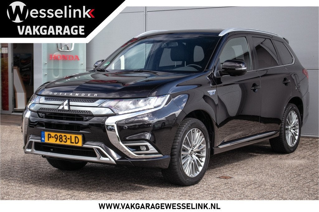 Mitsubishi Outlander 2.4 PHEV Intense - Dealerond. | Leder |, Auto's, Mitsubishi, Automaat, 12 maanden, Euro 6, 4 cilinders