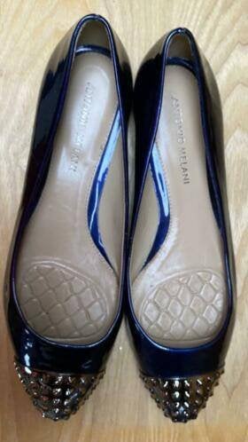 Antonio Melani schoenen maat 39, Blauw, Instappers, Ophalen of Verzenden, Zo goed als nieuw