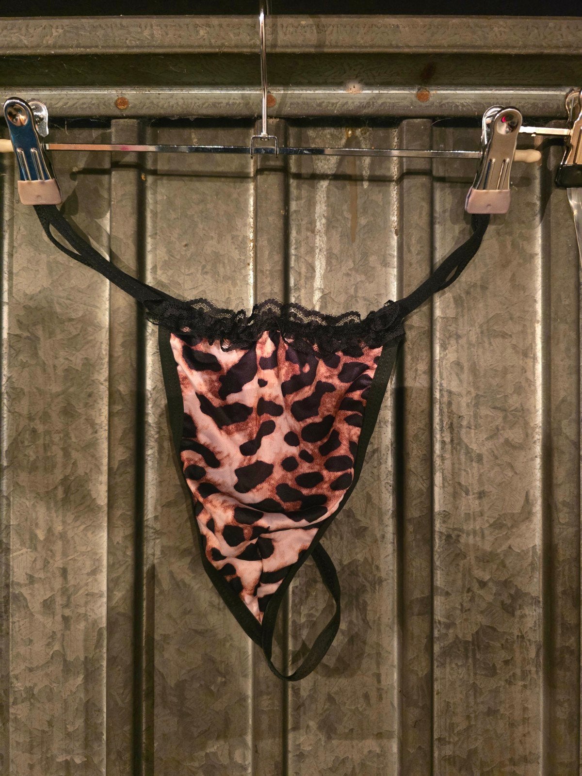 Heren string met luipaardprint, Kleding | Heren, Ondergoed, Slip, Meerkleurig, Verzenden