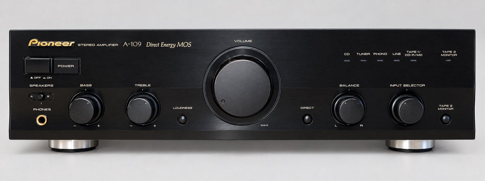 Pioneer A-109 Stereo Versterker, Ophalen of Verzenden, Zo goed als nieuw, 60 tot 120 watt, Pioneer