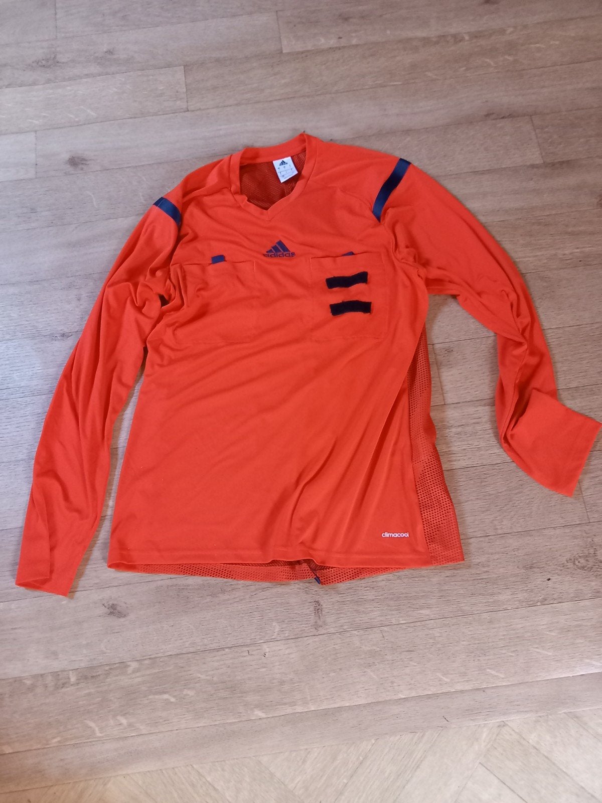 Adidas ClimaCool Scheidsrechtersshirt Oranje Maat L, Maat L, Ophalen of Verzenden, Zo goed als nieuw, Shirt