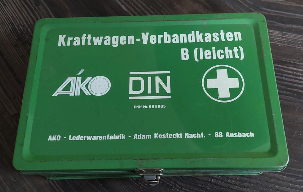 Vintage Duitse verbanddoos verbandtrommel, Ophalen of Verzenden, Gebruikt, Overige