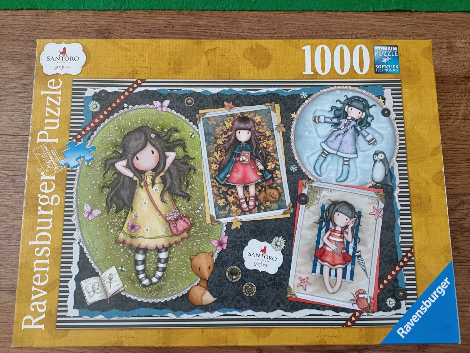 Ravensburger Santoro Gorjuss 1000 stukjes, Ophalen of Verzenden, 500 t/m 1500 stukjes, Gebruikt, Legpuzzel
