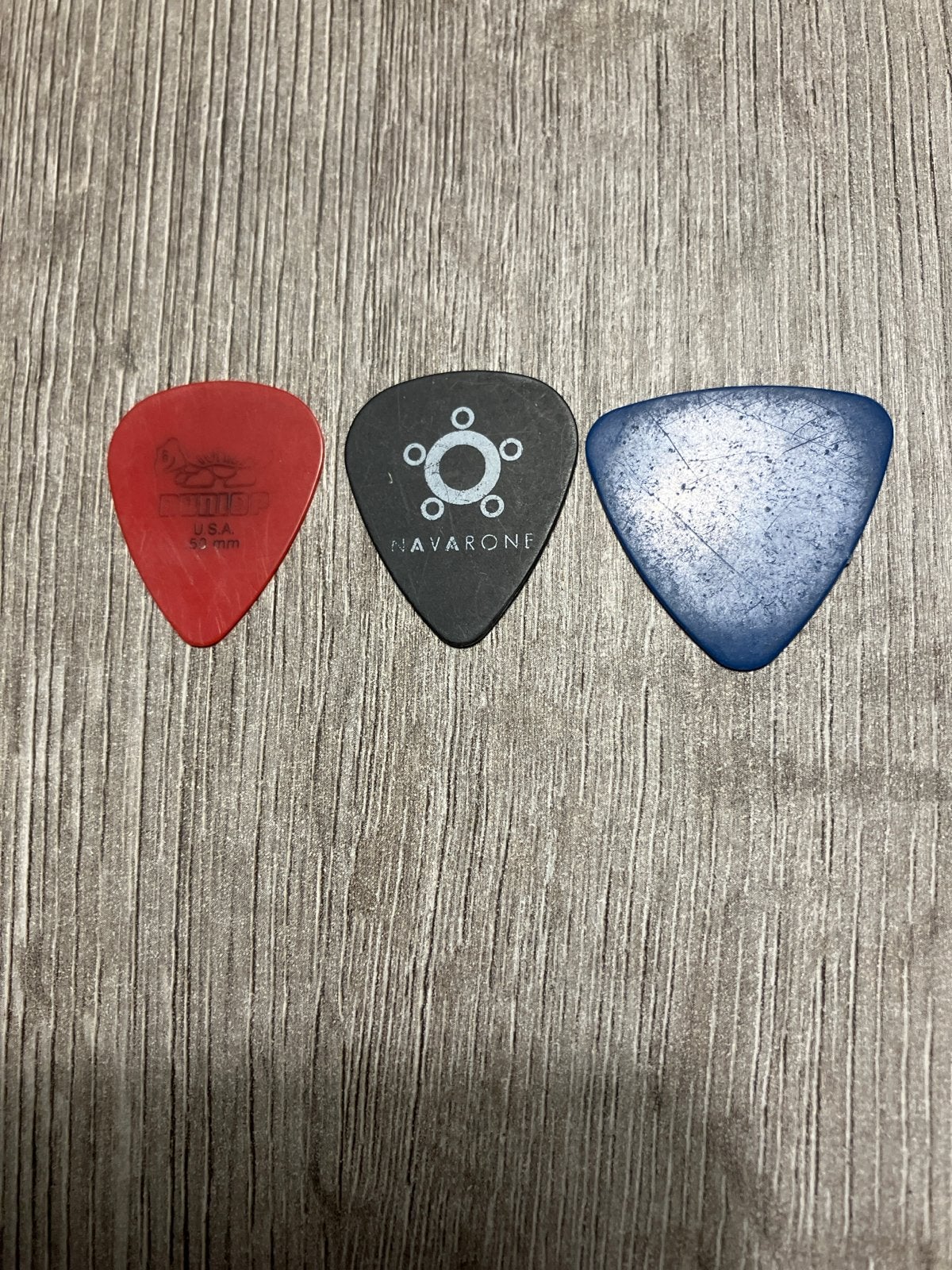 Gitaar plectrums - set van 3, Ophalen of Verzenden, Gebruikt, Overige typen