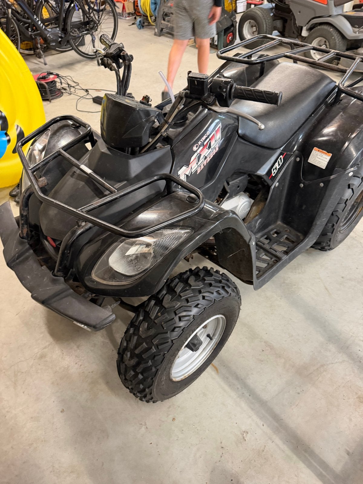 Kymco MXU 50 Quad - Zwart, Goede Staat, Motoren, Quads en Trikes, 1 cilinder, 11 kW of minder