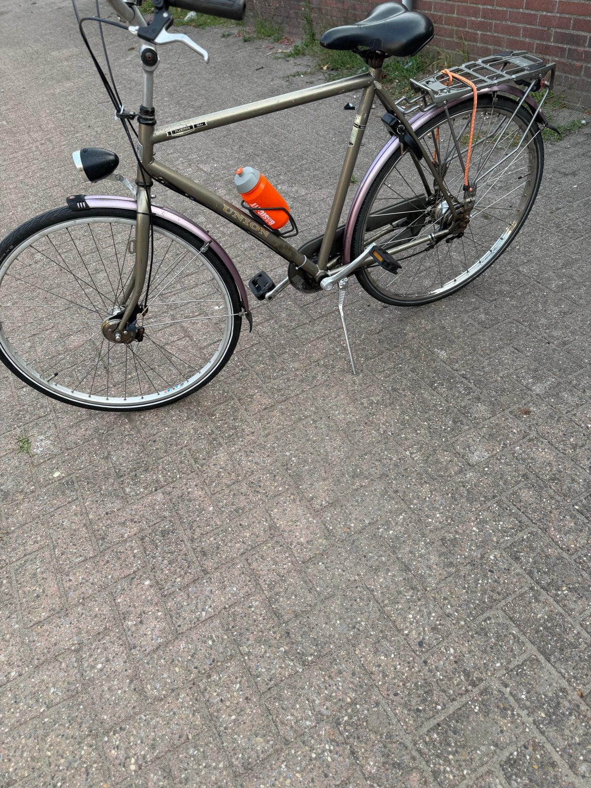 Union herenfiets met 7 versnellingen en bagagedrager, Fietsen en Brommers, Fietsen | Heren | Herenfietsen, Ophalen, Gebruikt, Overige merken