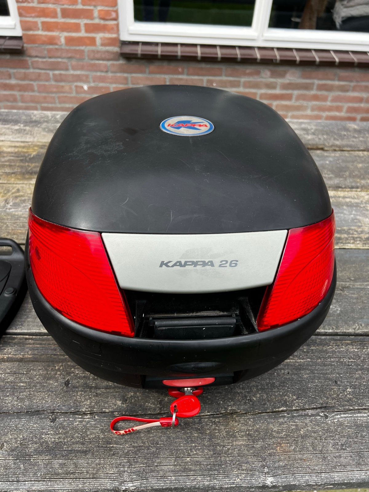 Kappa 26 Topkoffer Scooter/Motor met Montageplaat, Ophalen, Gebruikt