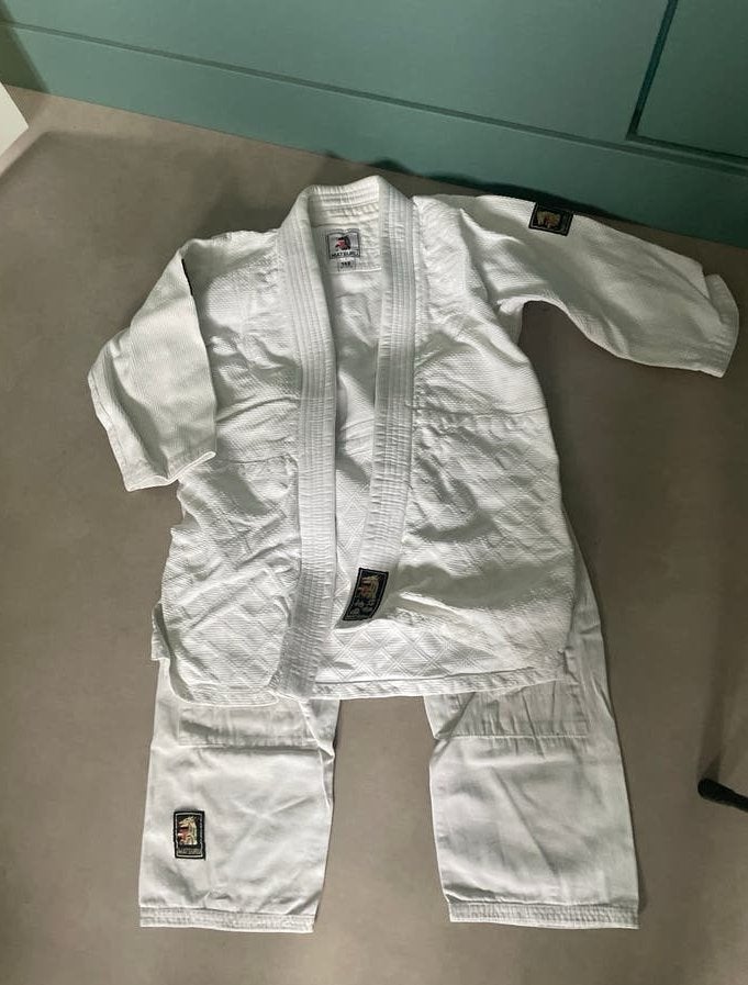 Matsuru Judo/Karate Pak Maat 140, Sport en Fitness, Vechtsporten en Zelfverdediging, Gebruikt, Judo, Vechtsportpak, Ophalen of Verzenden