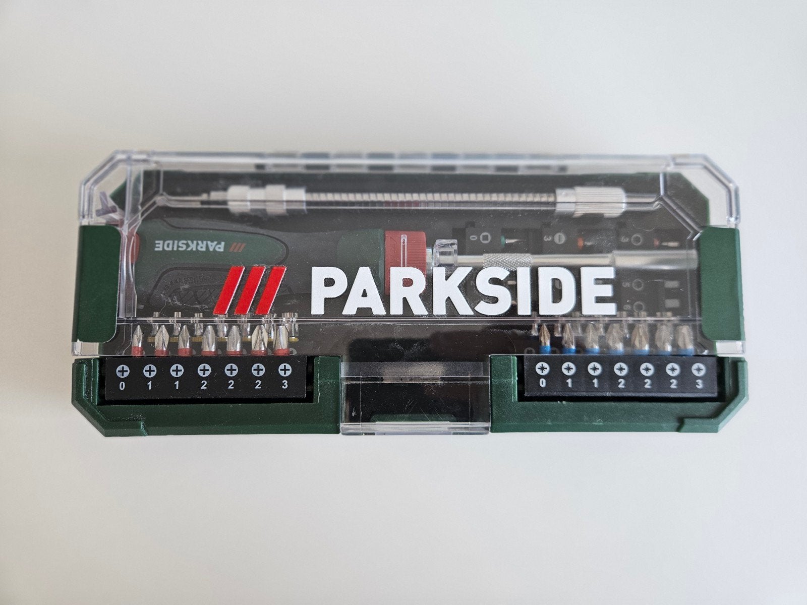 Parkside ratel schroevendraaier set, Ophalen of Verzenden, Zo goed als nieuw, Gereedschapsset