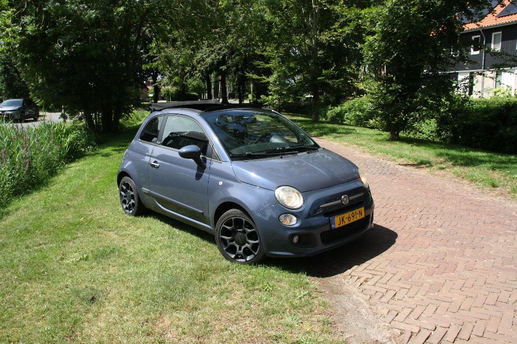 Fiat 500C 0.9 85pk Turbo Twinair cabrio 2012 Blauw