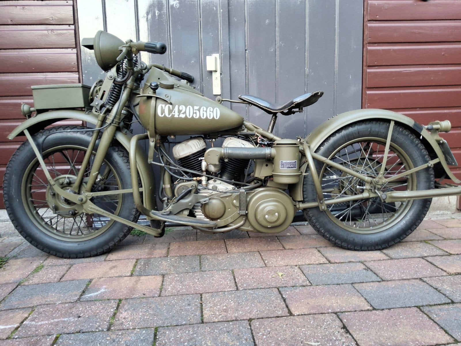 Te koop ZEER MOOIE  Harley-Davidson WLC1942  WW2 geen WLA, Motoren