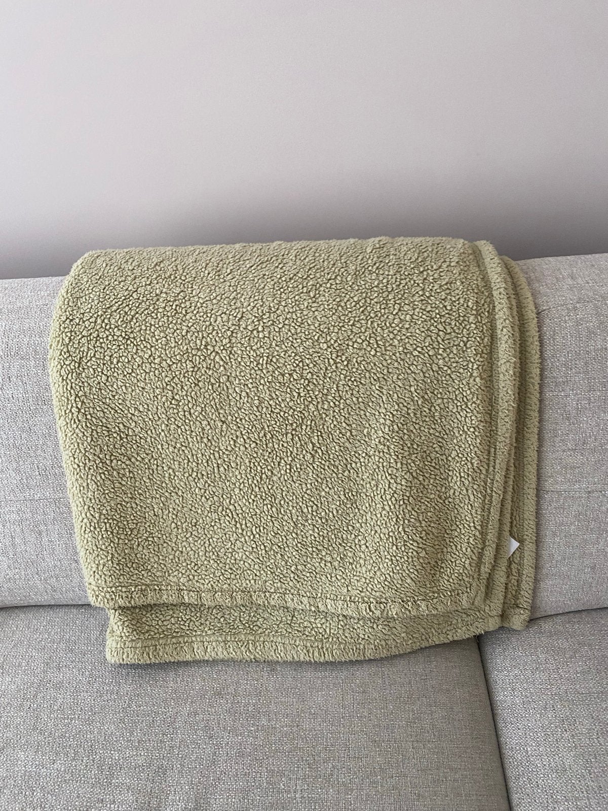 Hema groen teddy plaid, Ophalen of Verzenden, Zo goed als nieuw, Groen