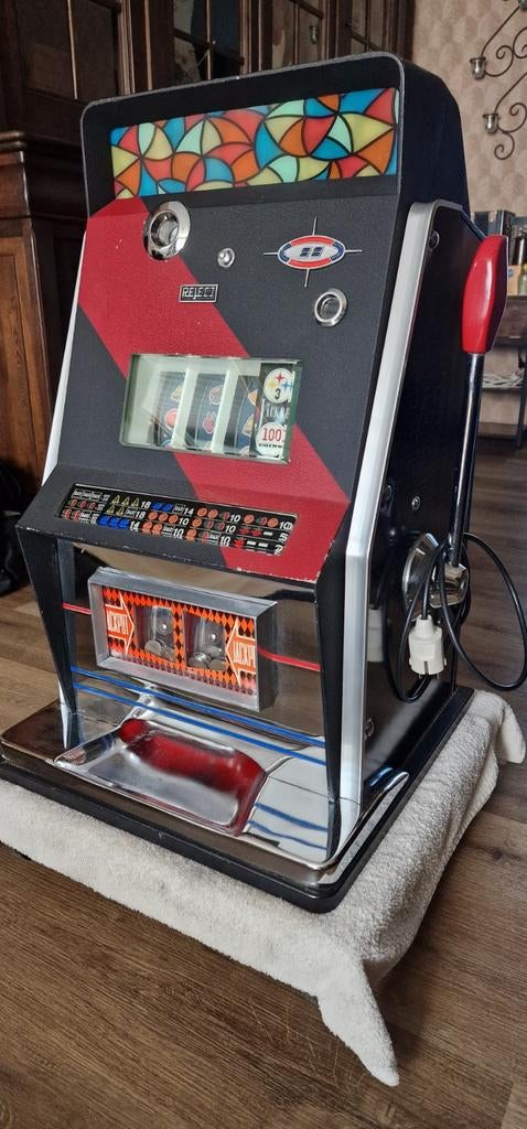 Ascot jackbar jackpot eenarmige bandiet, Verzamelen, Automaten | Gokkasten en Fruitautomaten, Gebruikt, Overige munten, Ophalen of Verzenden