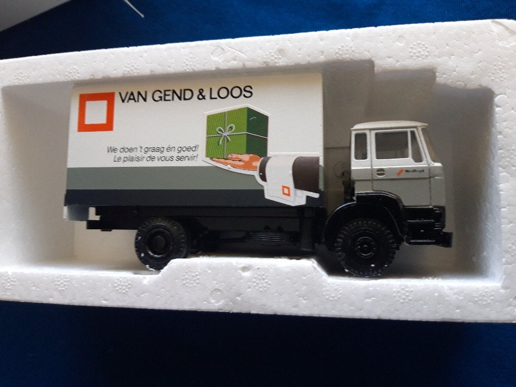 DAF 1900 bakwagen Van Gend & Loos – Lion Car 1:50, Ophalen of Verzenden, Zo goed als nieuw, Bus of Vrachtwagen, Lion Toys