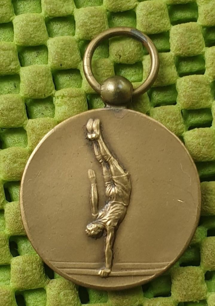 Medaille: T.T.K. (Twentsche Turnkring) Almelo 1938, Ophalen of Verzenden, Overige materialen, Nederland