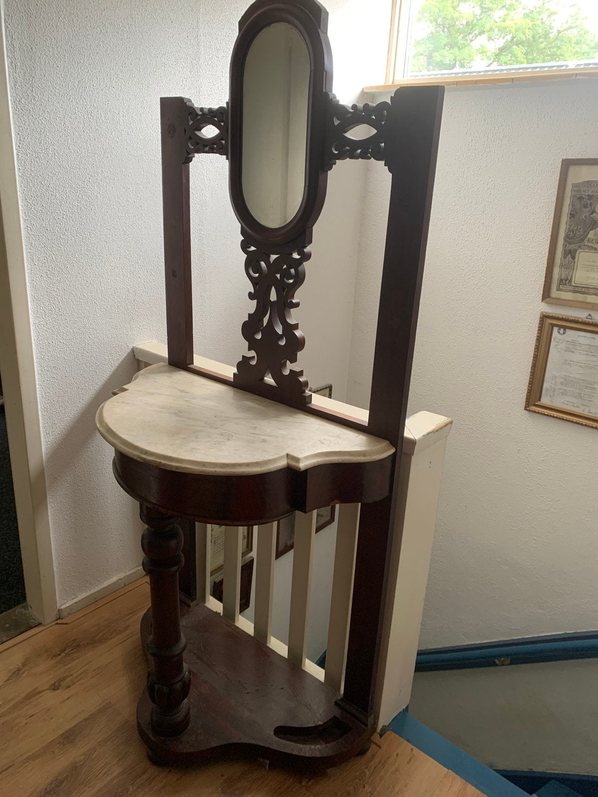 Antieke hal/sidetable, Antiek en Kunst, Ophalen