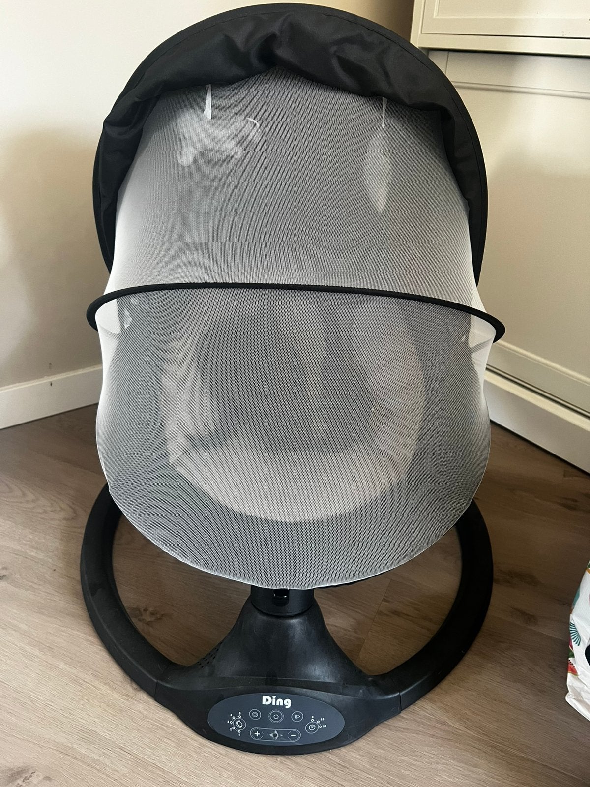 Ding Hugg Black Swing Babyschommel, Kinderen en Baby's, Overige merken, Schommelstoel, Verstelbaar, Nieuw