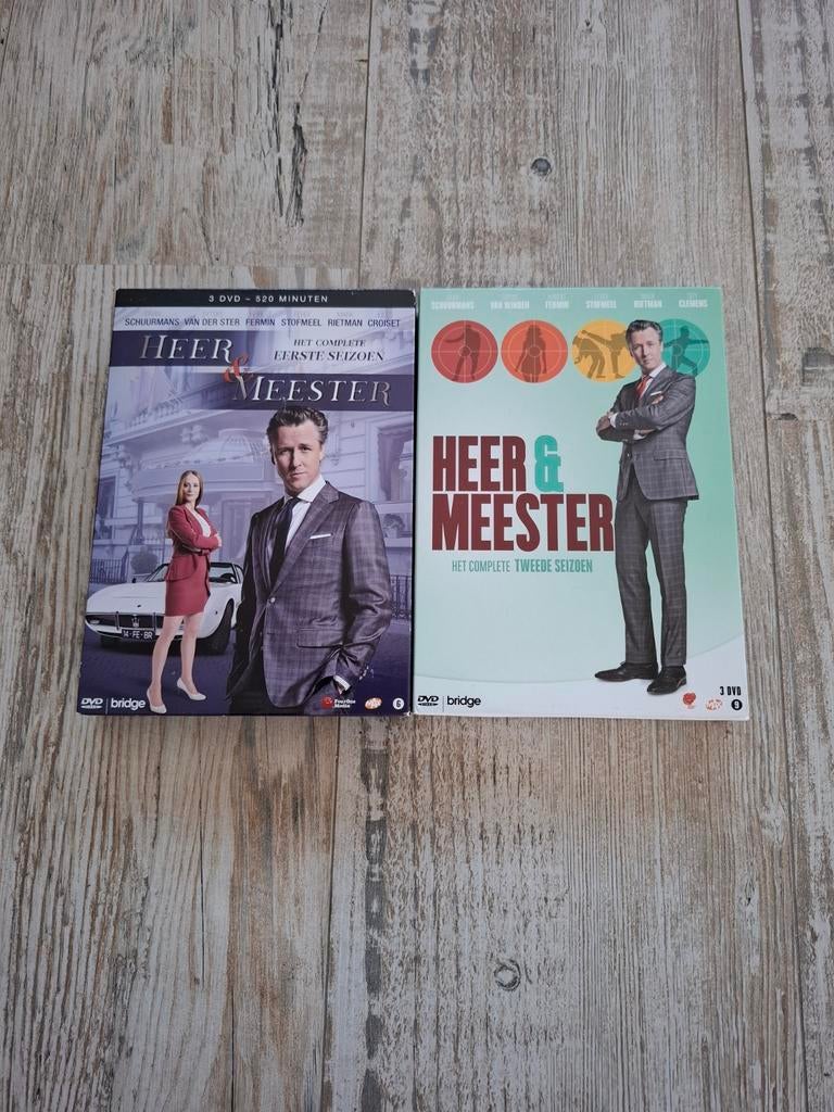 Heer en meester seizoen 1 en 2, Cd's en Dvd's, Alle leeftijden, Ophalen of Verzenden, Zo goed als nieuw, Komedie