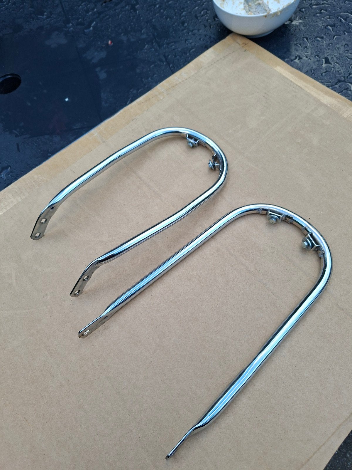 zundapp spatbord beugels origineel nieuw verchroomd, Fietsen en Brommers, Ophalen of Verzenden