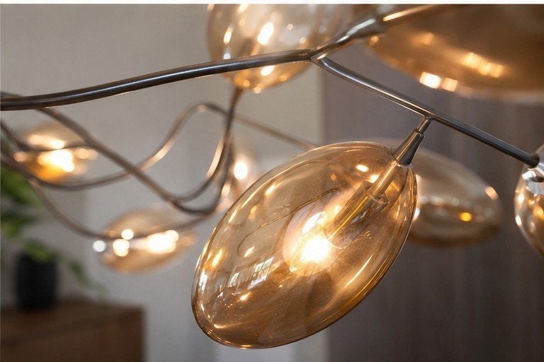 Fraai ontworpen dimbare LED hanglamp - ovaal halo, Huis en Inrichting, Lampen | Hanglampen, Modern, Design, Organisch, Overige fittingen