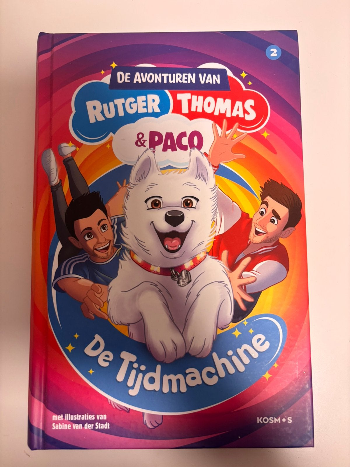 Boek: 2 De tijdmachine rutger thomas en paco, Ophalen of Verzenden, Zo goed als nieuw
