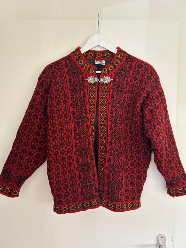 Dale of Norway wollen vest - Maat M, Ophalen of Verzenden, Zo goed als nieuw, Maat 38/40 (M), Rood
