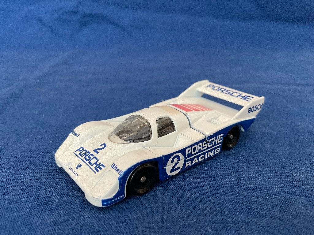 Vintage Tomica Porche 956, No.F36, Bosch, zeldzaam, Ophalen of Verzenden, Gebruikt, Auto