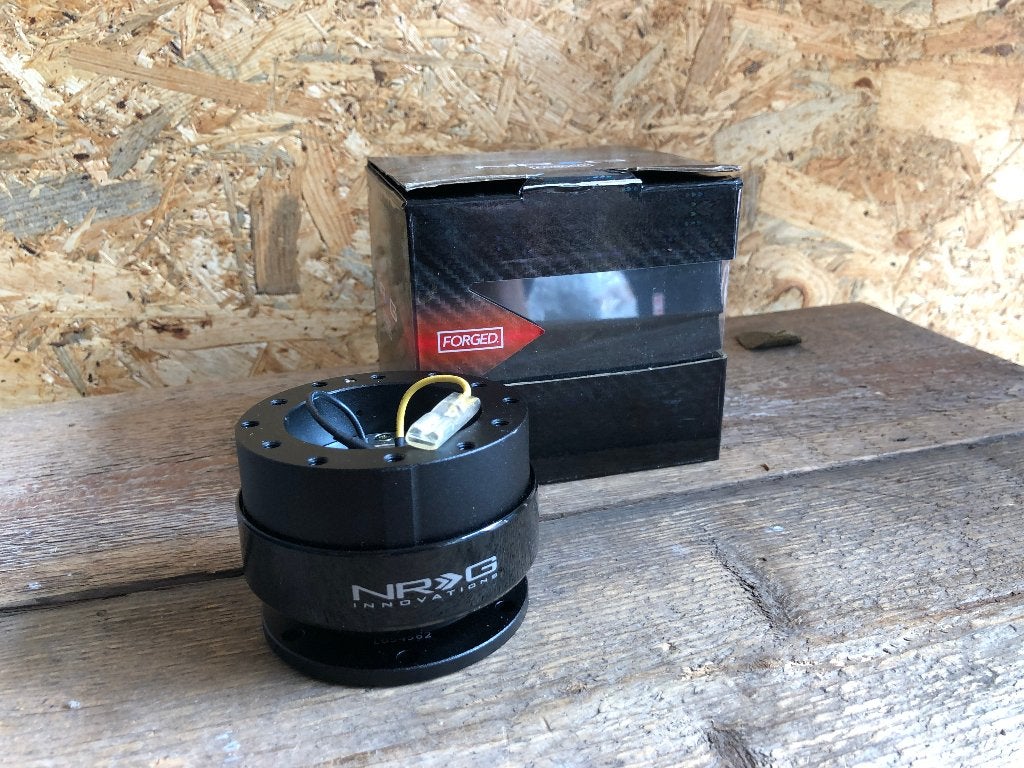 NRG Gen 2.0 Quick release hub zwart stuurnaaf snapoff, Ophalen of Verzenden
