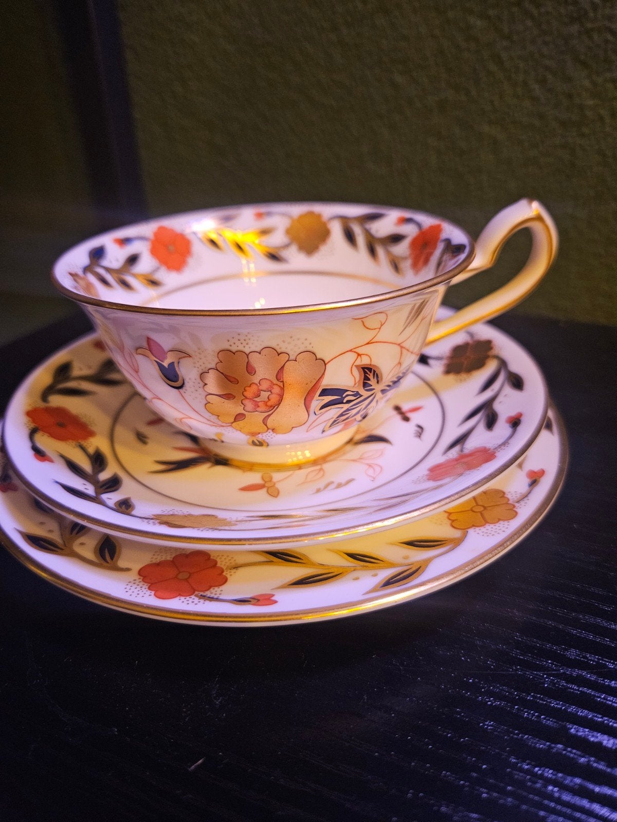 Royal Crown Derby English Bone China Kop en Schotel, Antiek en Kunst, Ophalen