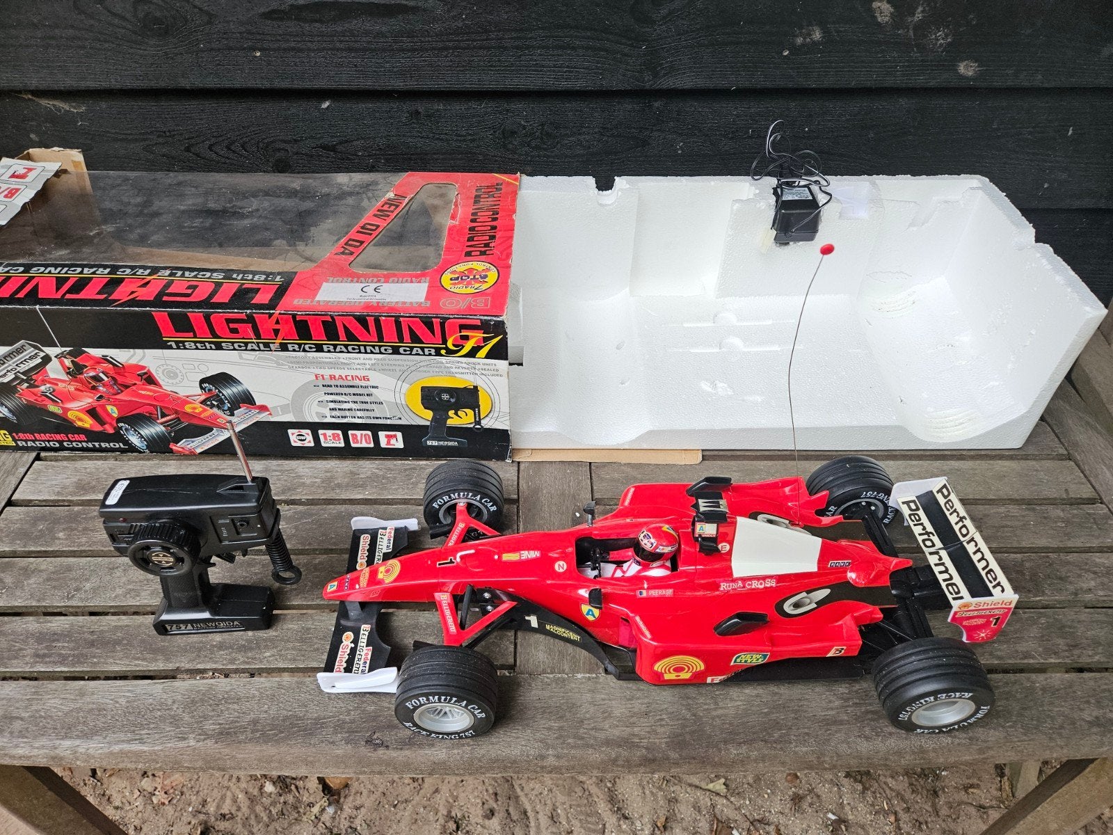 Lightning F1 RC Raceauto 1:8 Schaal - Klaar om te racen!, Hobby en Vrije tijd, Modelbouw | Radiografisch | Auto's, Elektro, Gebruikt
