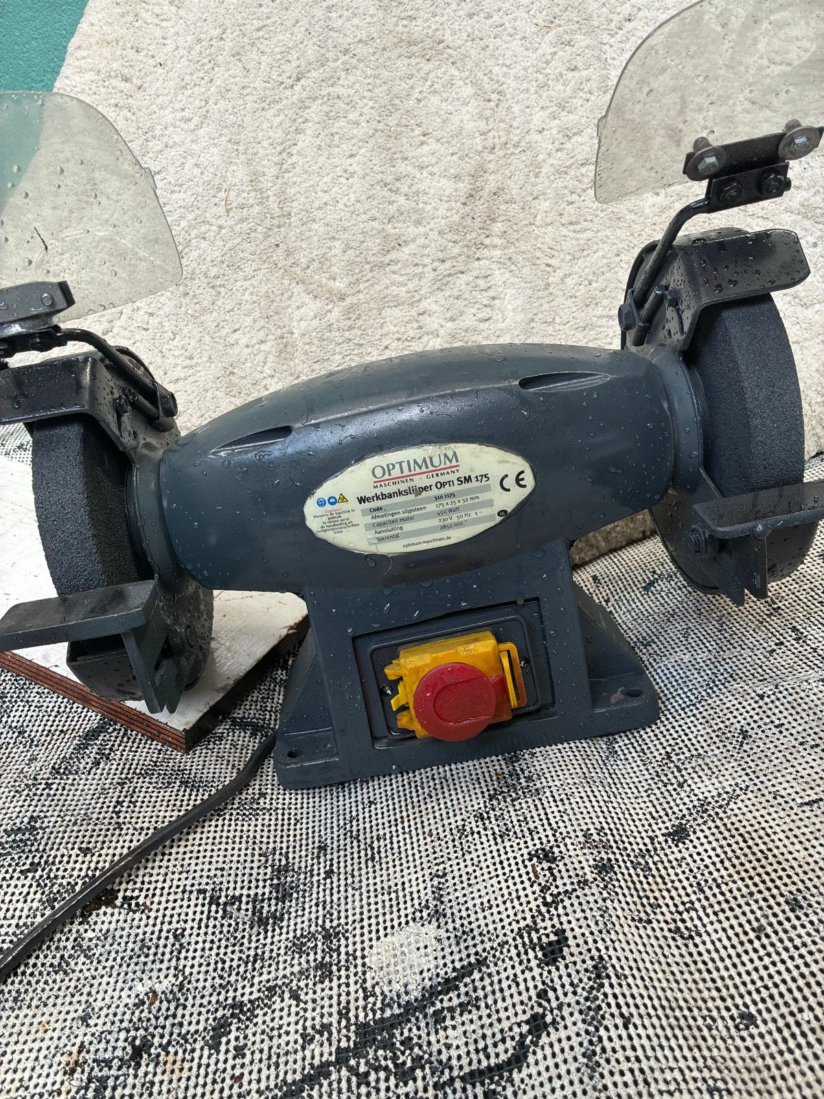 OPTIMUM slijpmachine, Doe-het-zelf en Verbouw, Gereedschap | Slijpmachines, Ophalen of Verzenden, Gebruikt, Minder dan 700 watt