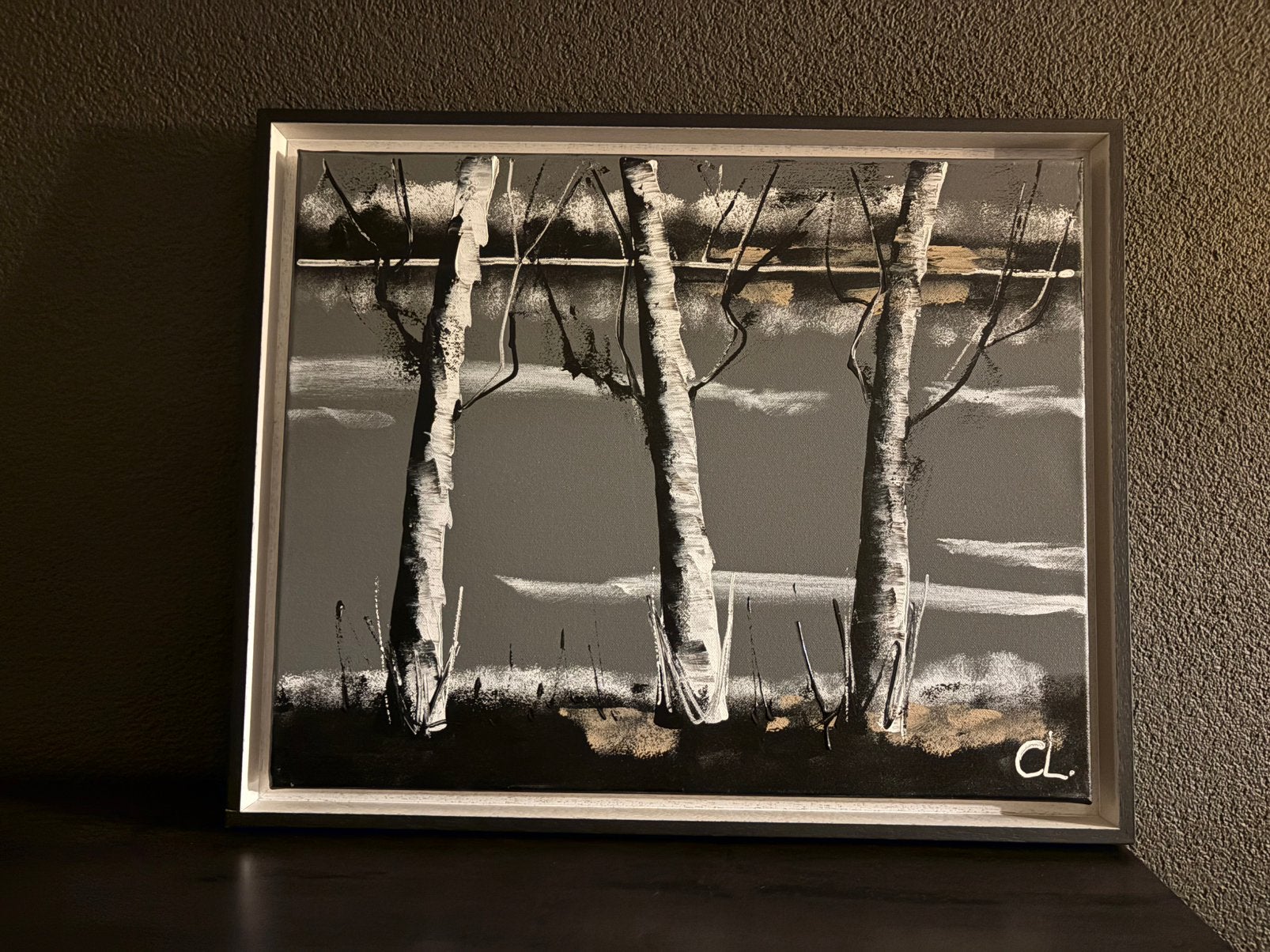 Te koop: schilderij van CM Leushuis, Ophalen, Landschap
