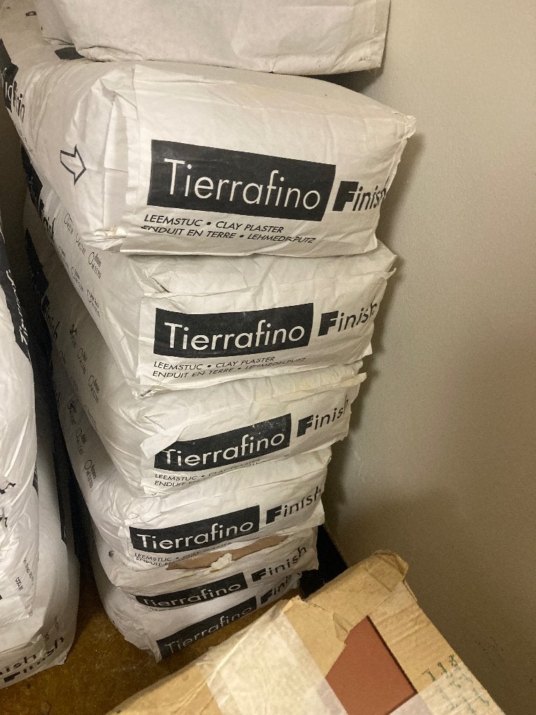 Tierrafino Leemstuc finish 25kg Iquitos groen, Doe-het-zelf en Verbouw, Ophalen, Nieuw, Overige materialen, Overige typen