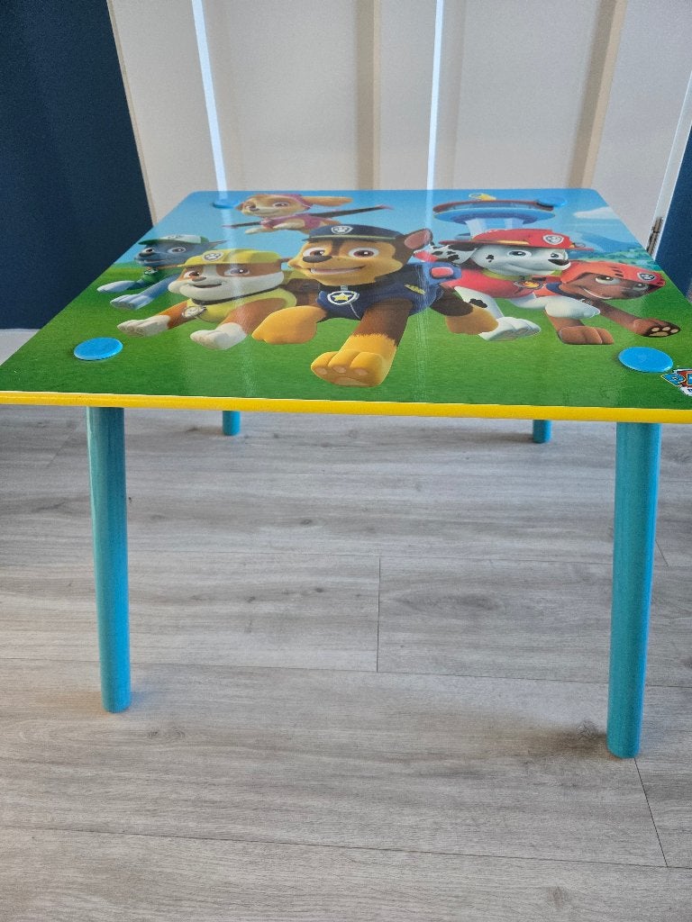 Paw patrol stoelen en tafel set, Ophalen of Verzenden, Gebruikt, Tafel(s) en Stoel(en)