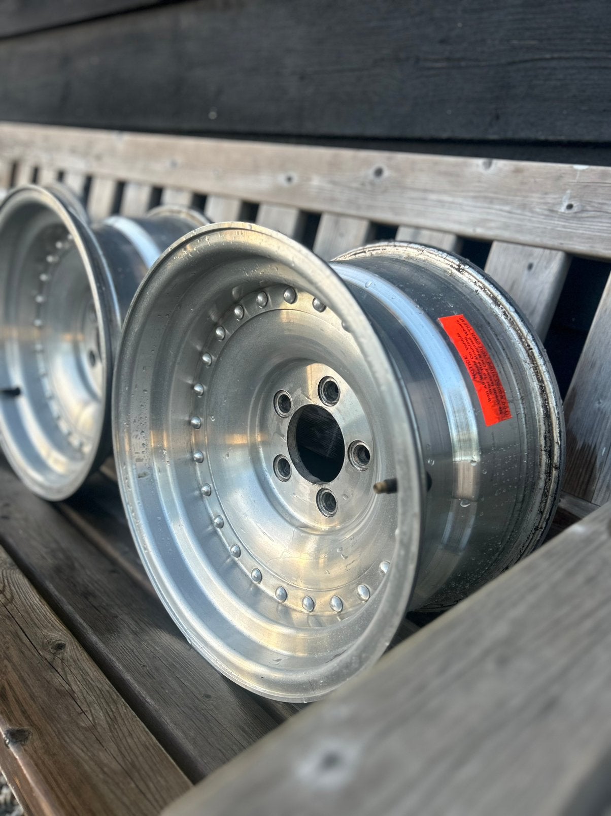 15x8 corvette centerline drag style aluminium velgen, Ophalen of Verzenden, Zomerbanden, Velg(en)